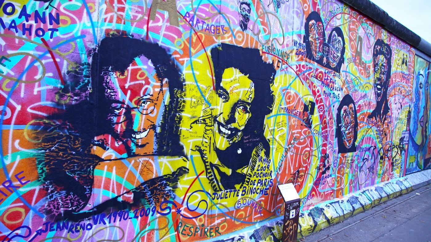 Graffiti on Berlin wall
